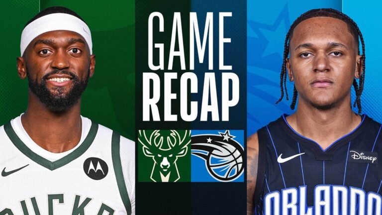 orlando magic vs milwaukee bucks match player stats